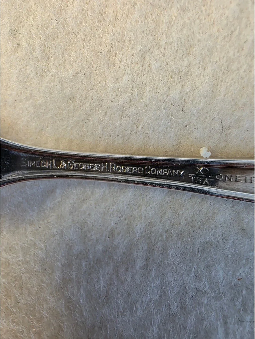 1949 Oneida English Garden Silverplate Master Butter Knife 6.75in Rogers XTRA